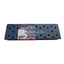 Black Painting Kayu Chip Smoker Box